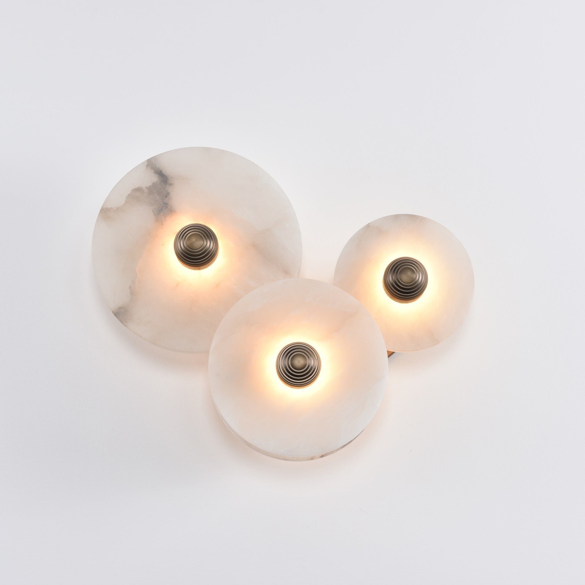 Nayra Alabaster Wall Light, Hardwired Wall Sconce, detail 2