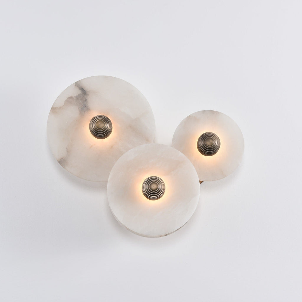 Nayra Alabaster Wall Light, Hardwired Wall Sconce, detail 7