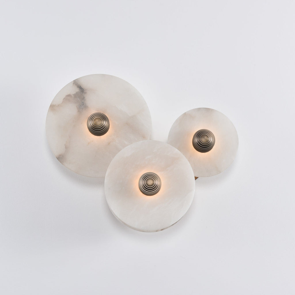 Nayra Alabaster Wall Light, Hardwired Wall Sconce, detail 8