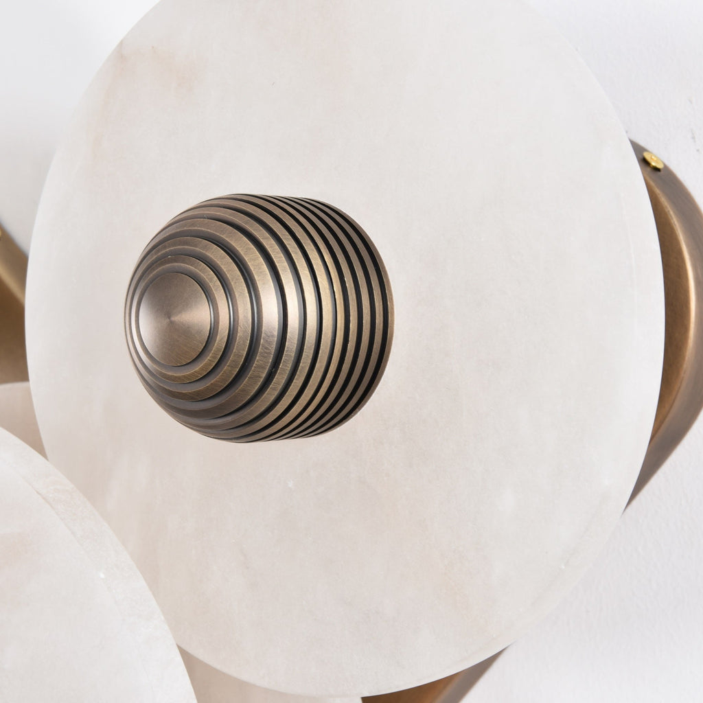 Nayra Alabaster Wall Light, Hardwired Wall Sconce, detail 25