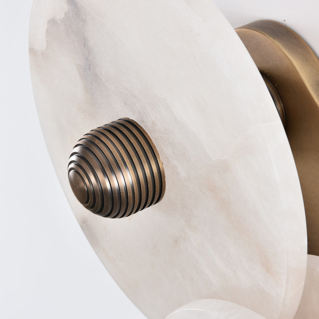 Nayra Alabaster Wall Light, Hardwired Wall Sconce, detail 29