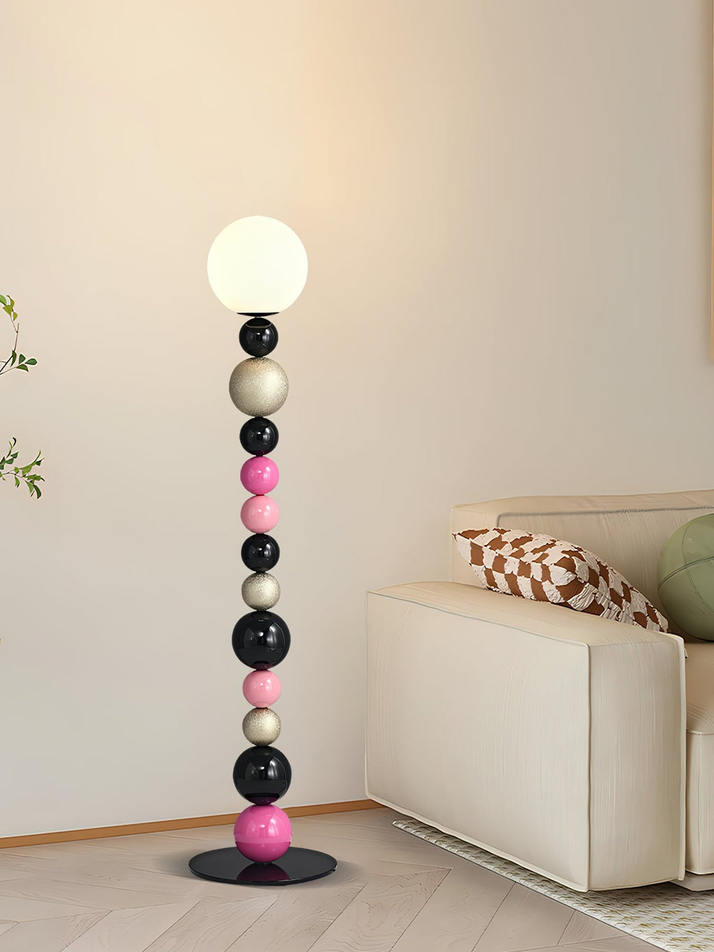 Circular Balls Stacking Floor Light, Floor Lamp, detail 27