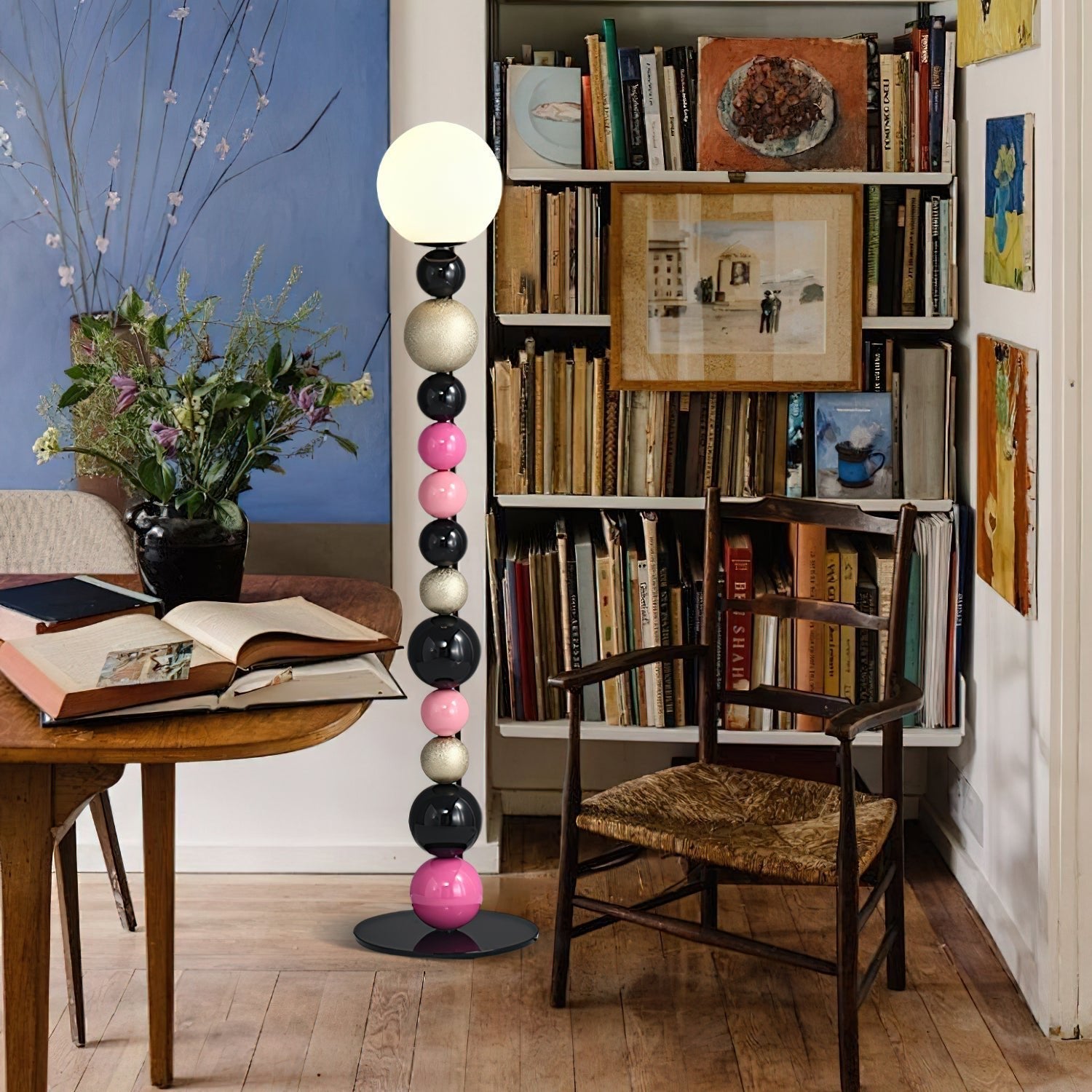 Circular Balls Stacking Floor Light, Floor Lamp, detail 28