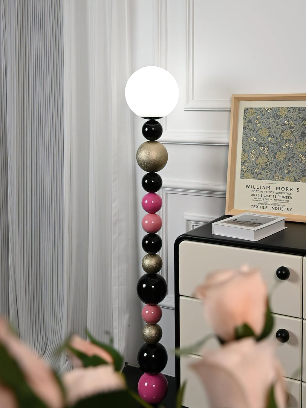 Circular Balls Stacking Floor Light, Floor Lamp, detail 9