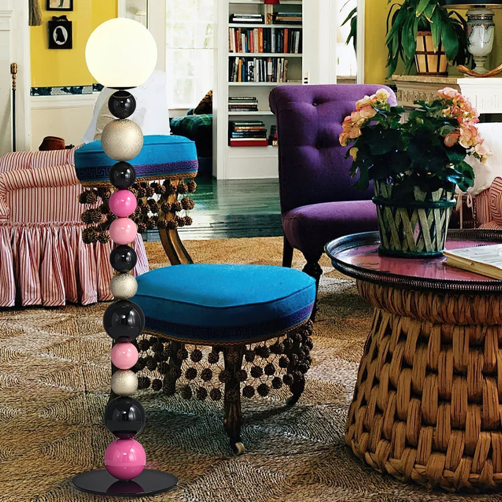 Circular Balls Stacking Floor Light, Floor Lamp, detail 26