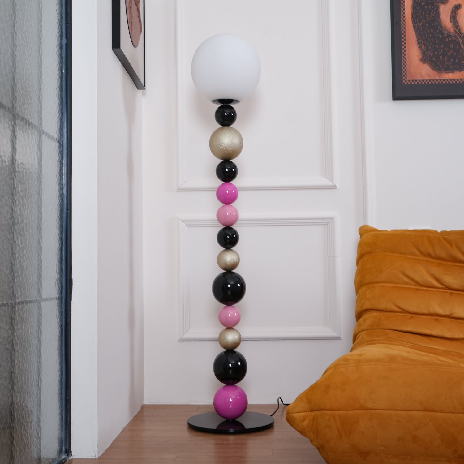 Circular Balls Stacking Floor Light, Floor Lamp, detail 8