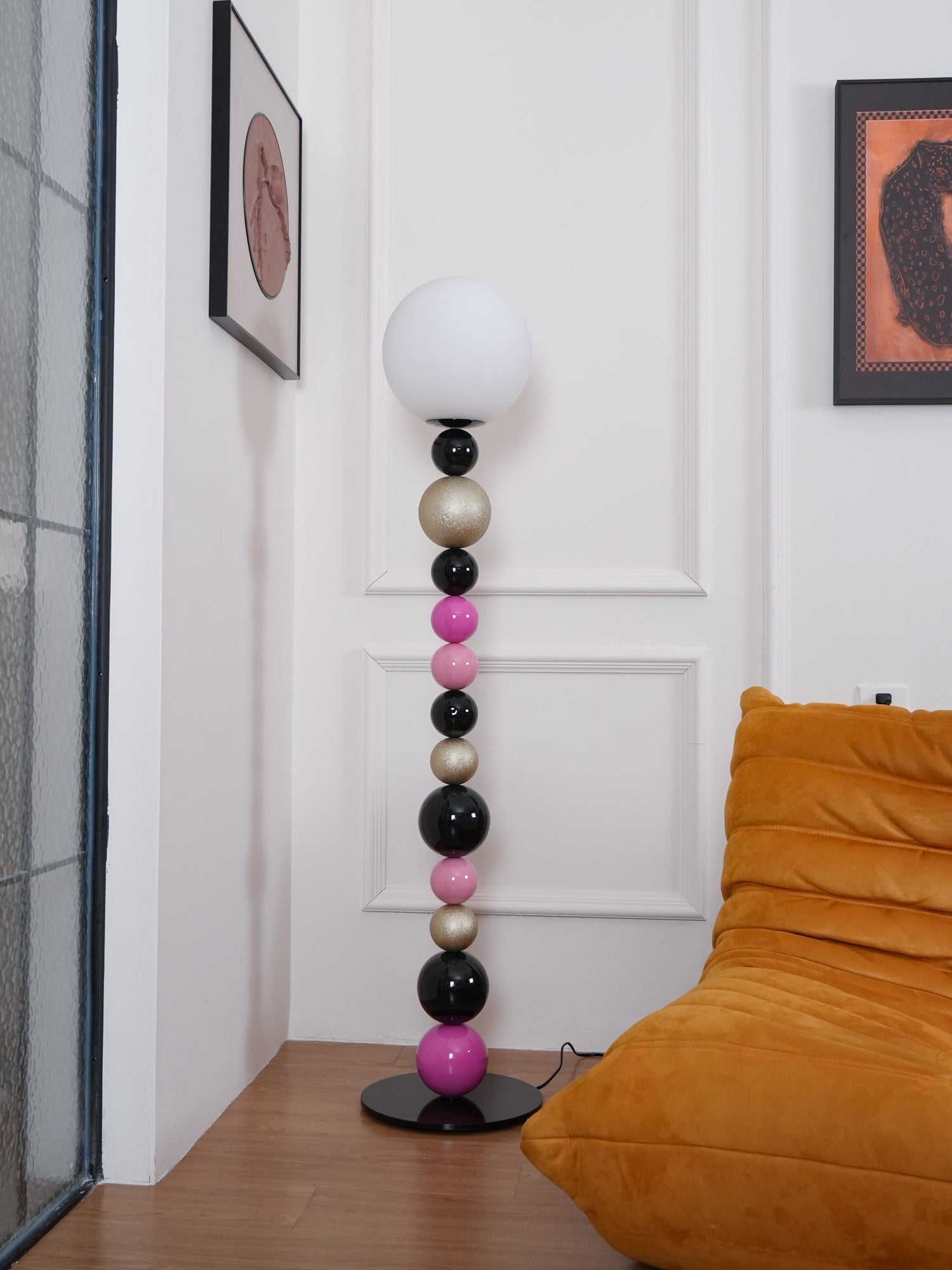 Circular Balls Stacking Floor Light, Floor Lamp, detail 12