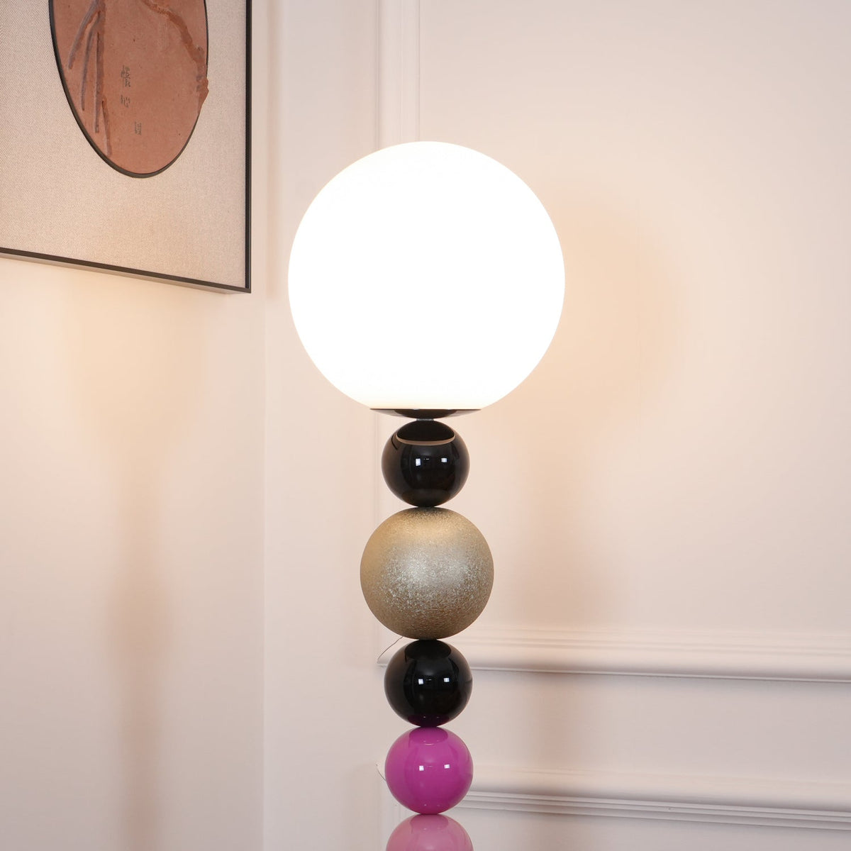 Circular Balls Stacking Floor Light, Floor Lamp, detail 24
