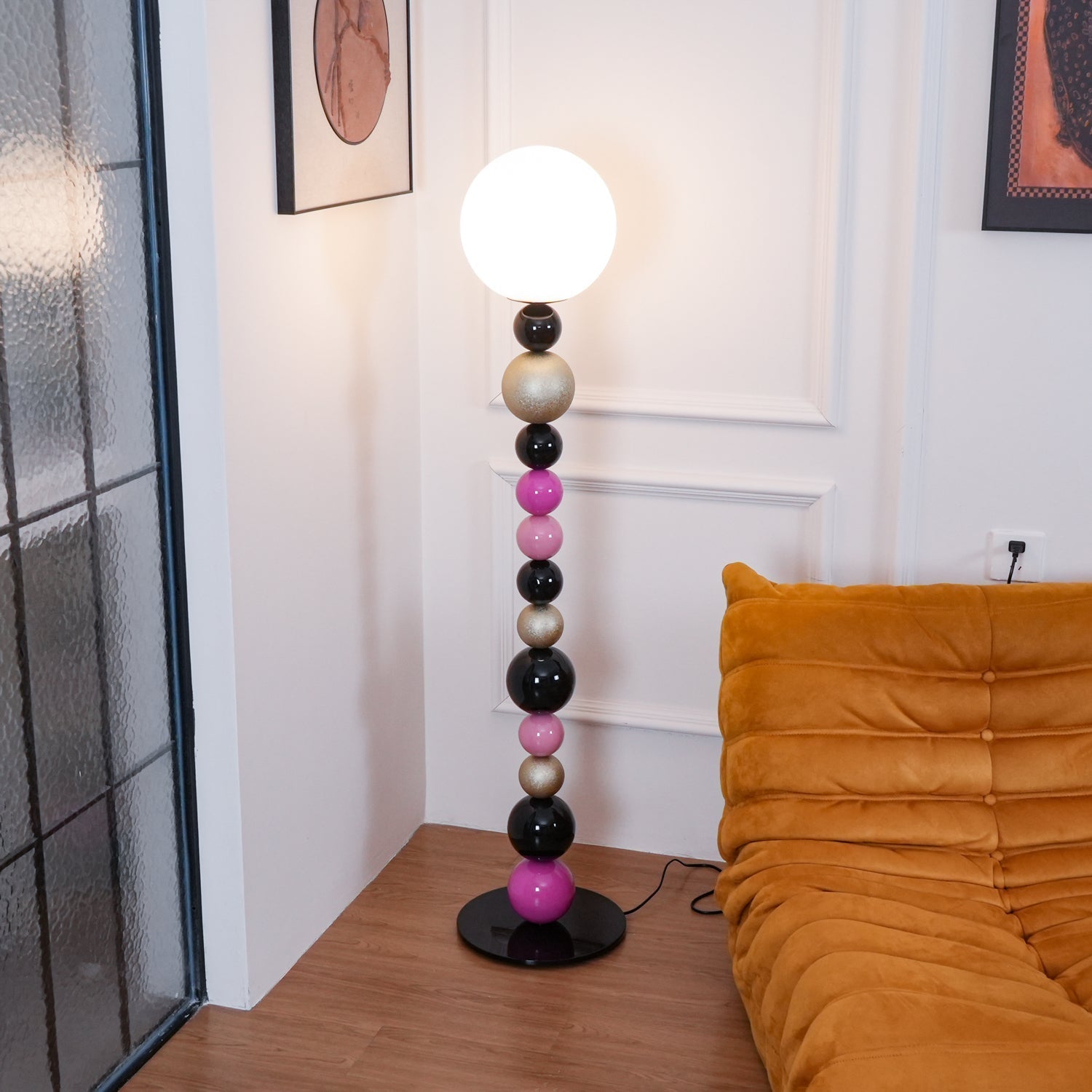 Circular Balls Stacking Floor Light, Floor Lamp, detail 5