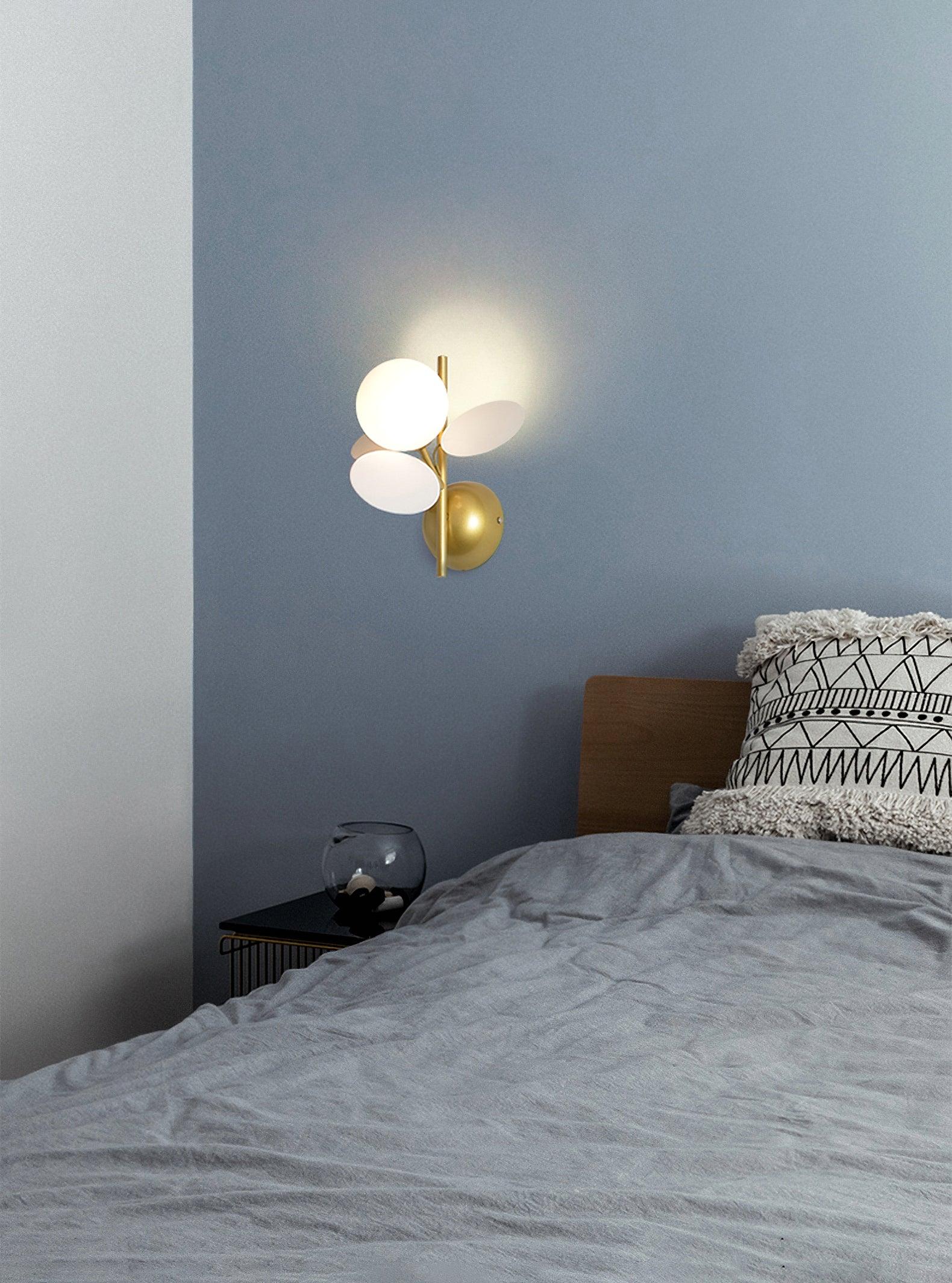 Circular Macaron Wall Light, Hardwired Wall Sconce, detail 6