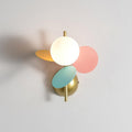 Circular Macaron Wall Light, Hardwired Wall Sconce, Metal, Dia 23.5cm x H 25cm