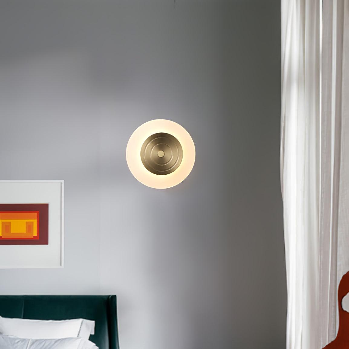 Circular Moon Wall Light, Wall Sconce, detail 5