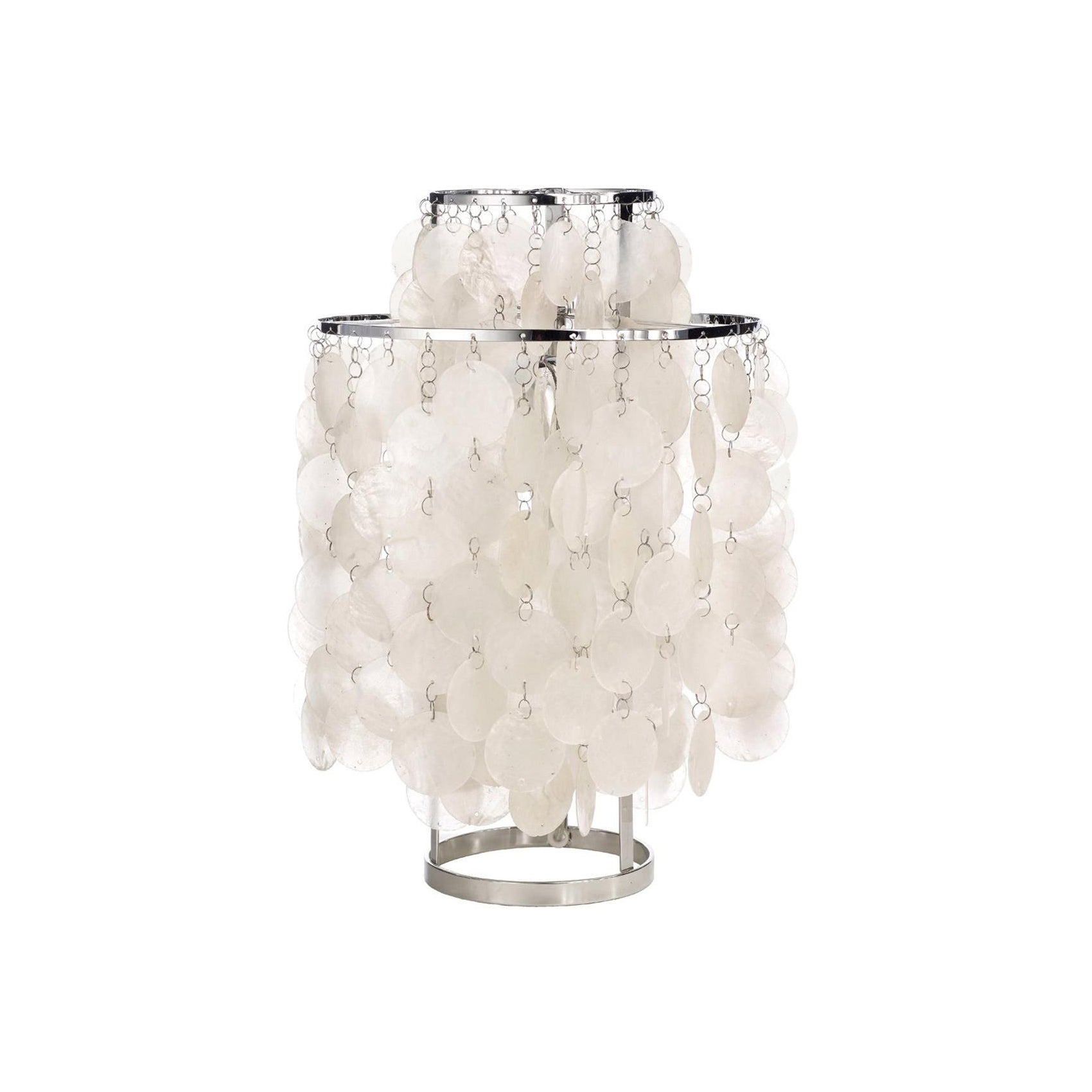 Circular Shell Table Light, Bedside Table Lamp, detail 38