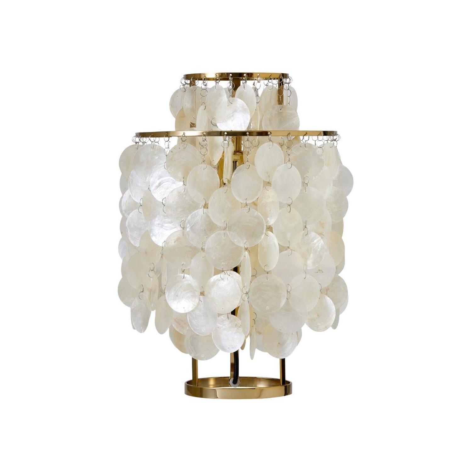 Circular Shell Table Light, Bedside Table Lamp, detail 57