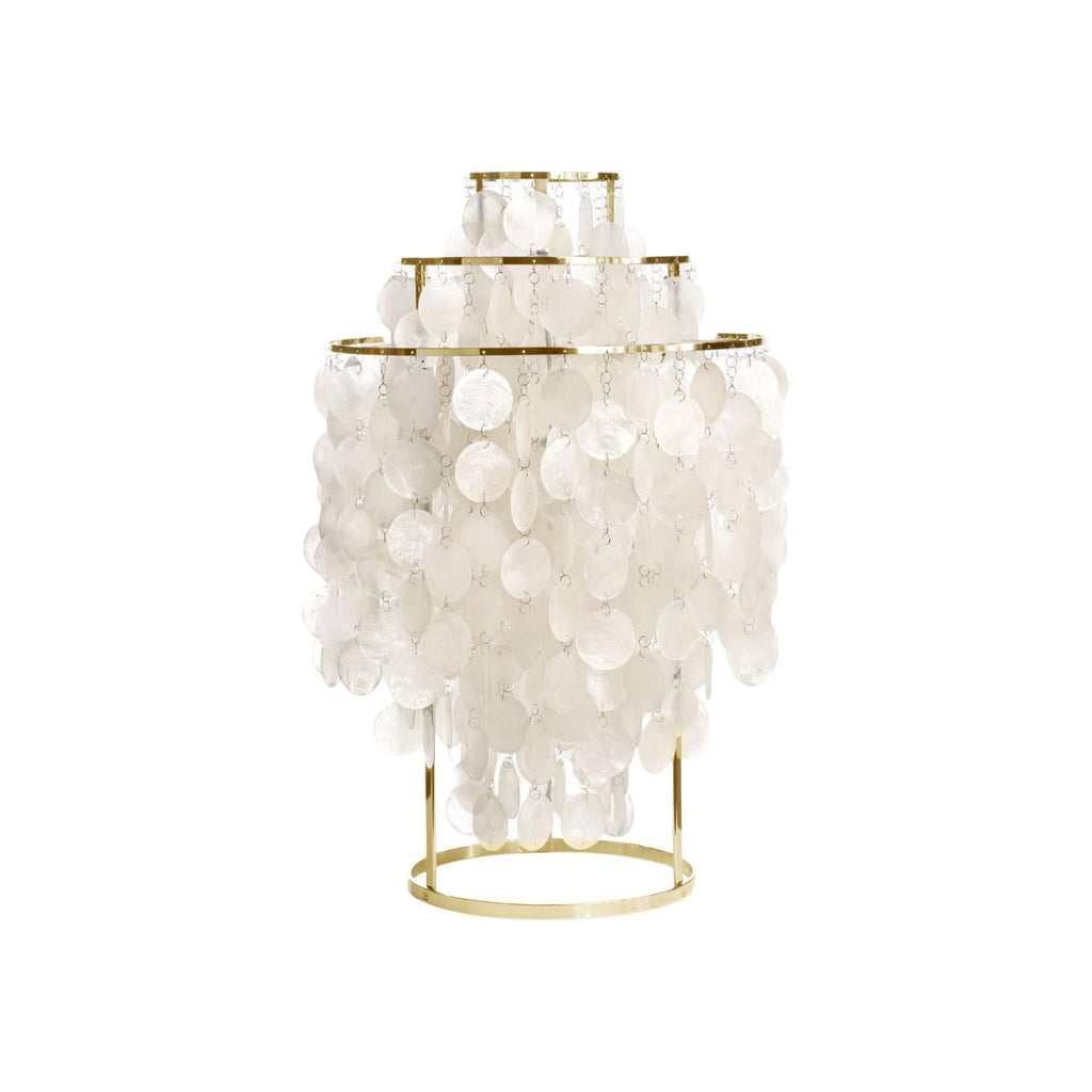 Circular Shell Table Light, Bedside Table Lamp, detail 58