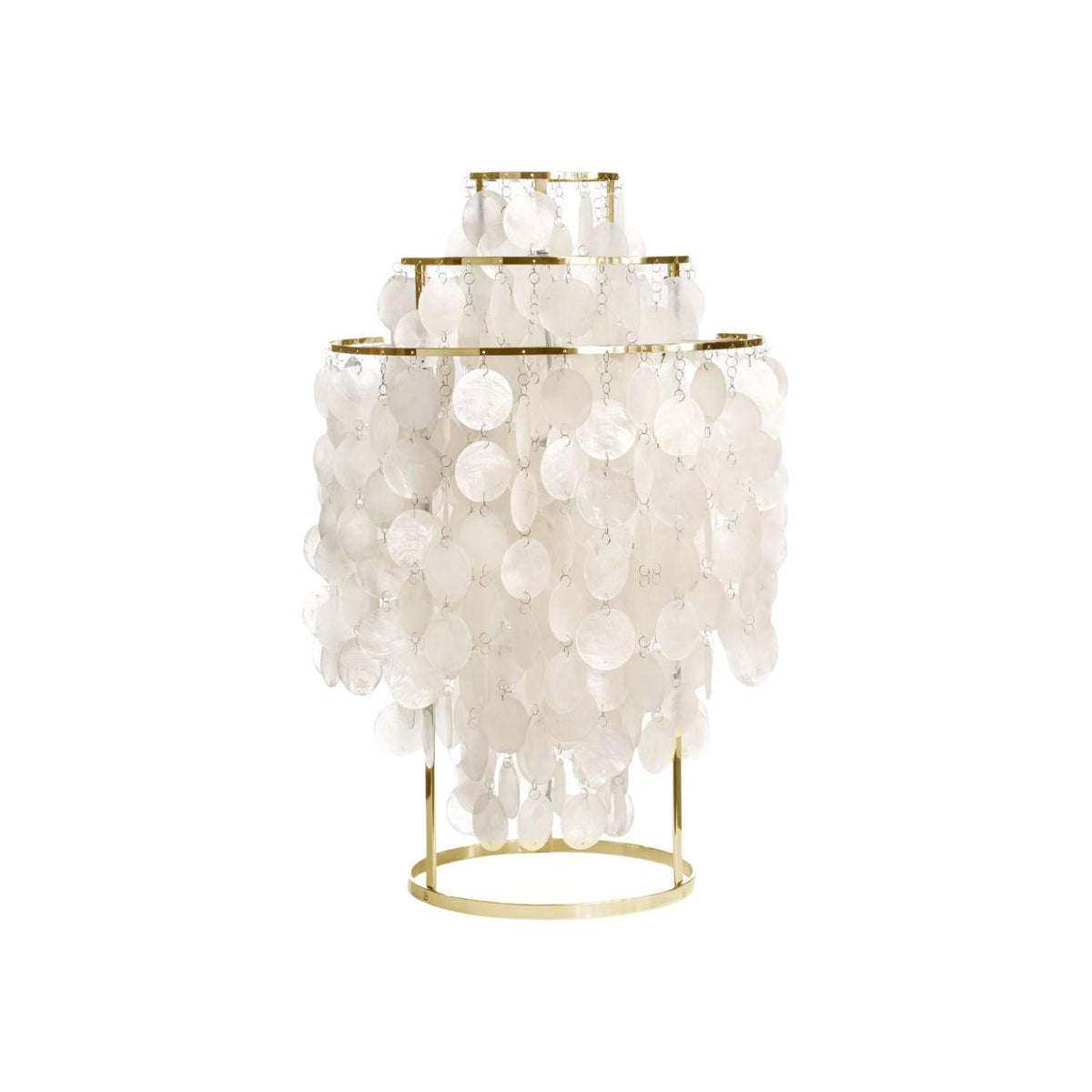 Circular Shell Table Light, Bedside Table Lamp, detail 58