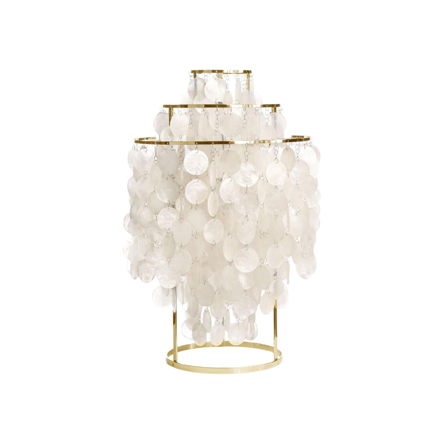 Circular Shell Table Light, Bedside Table Lamp, detail 58