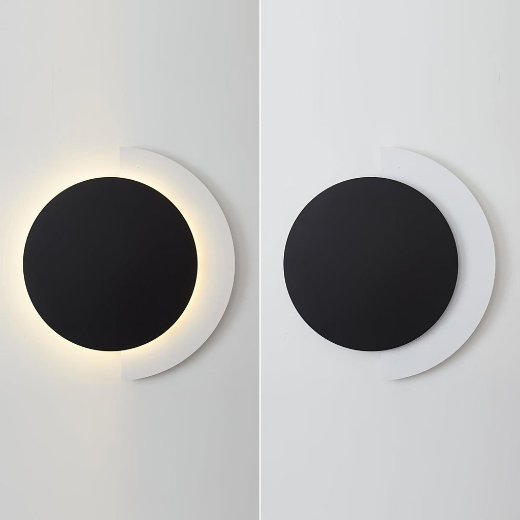 Rounded Abstract Art Wall Light, Bedroom Wall Sconce, detail 19