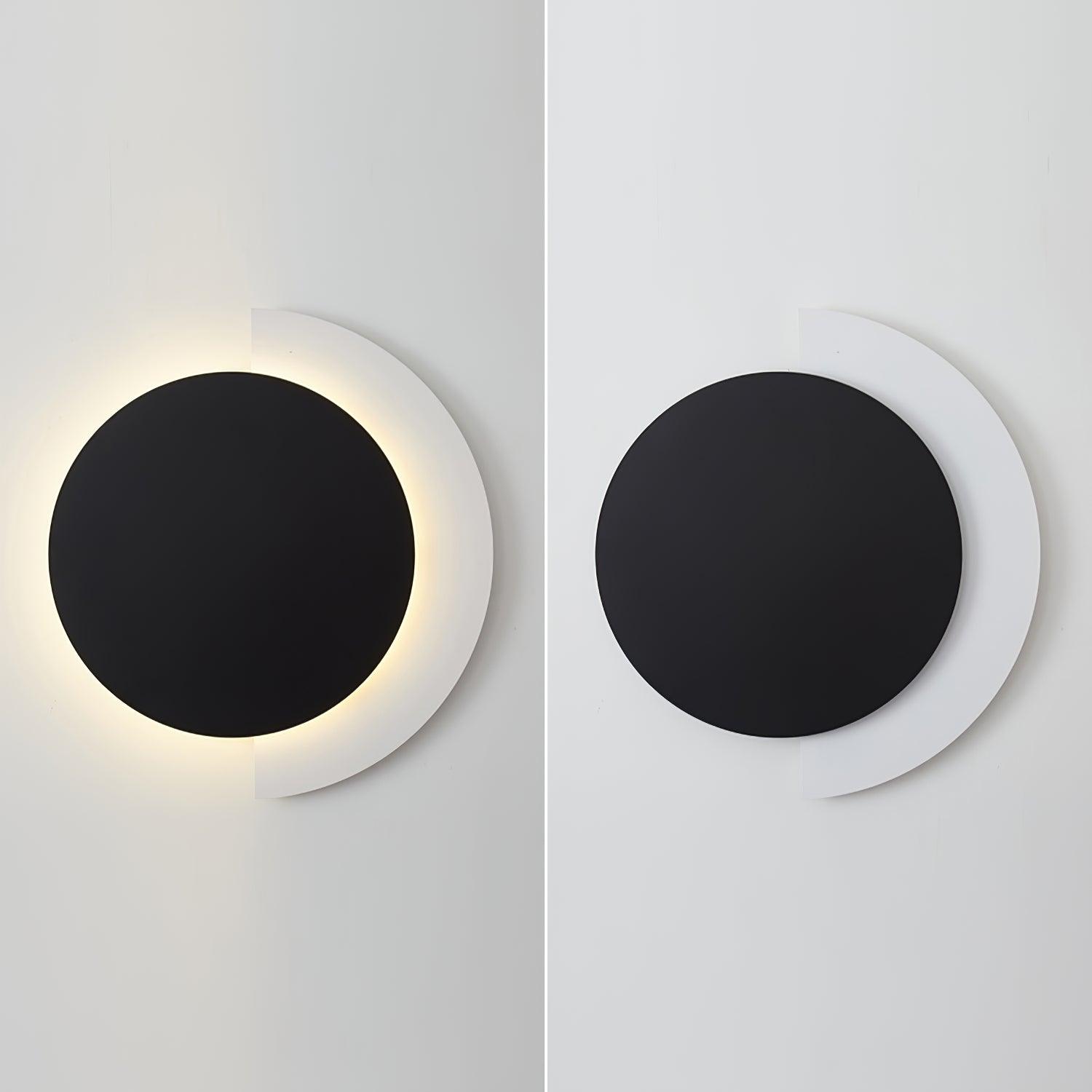 Rounded Abstract Art Wall Light, Bedroom Wall Sconce, detail 19