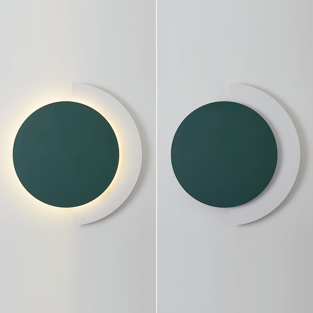 Rounded Abstract Art Wall Light, Bedroom Wall Sconce, detail 20