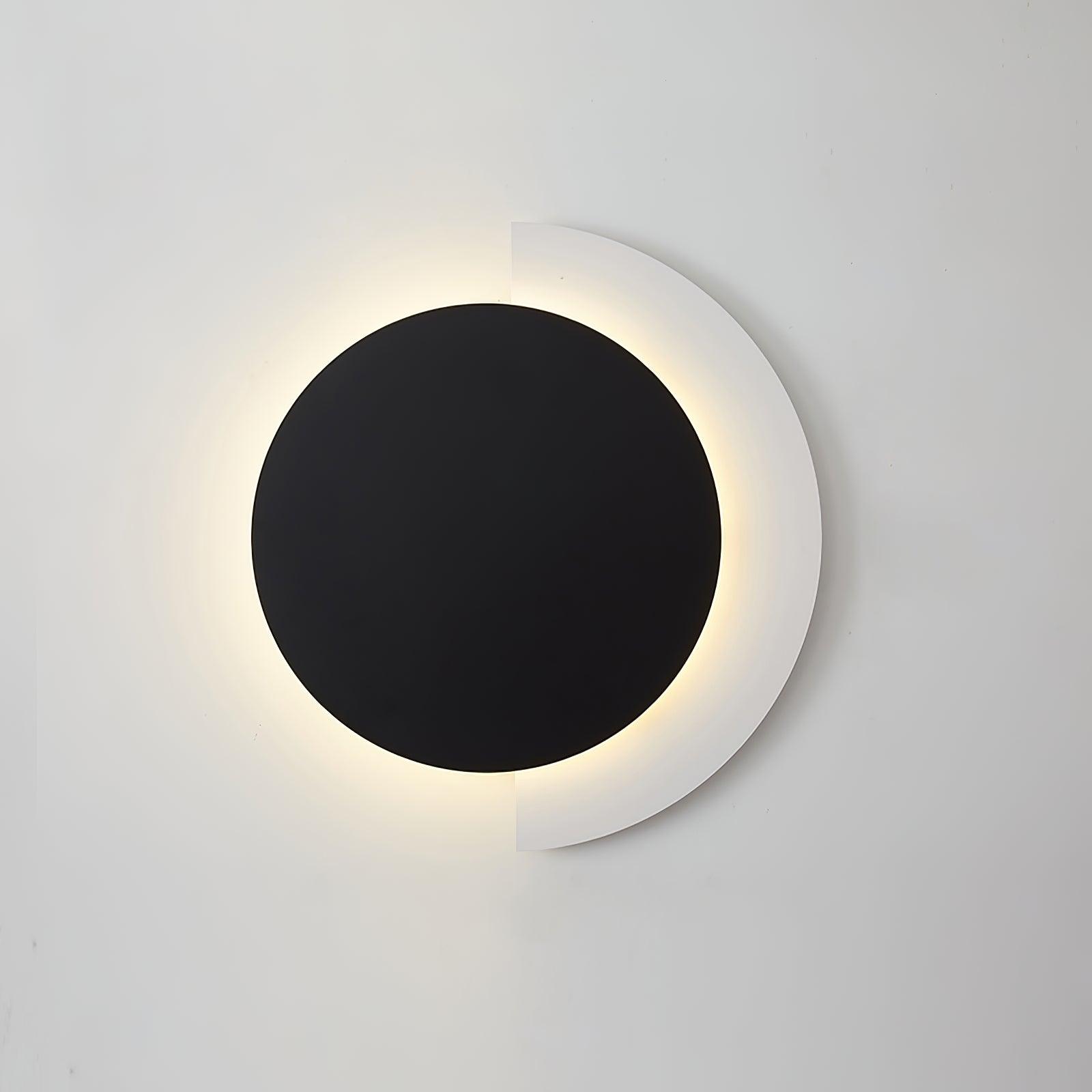 Rounded Abstract Art Wall Light, Bedroom Wall Sconce, detail 4