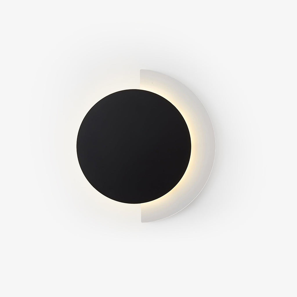 Rounded Abstract Art Wall Light, Bedroom Wall Sconce, detail 2
