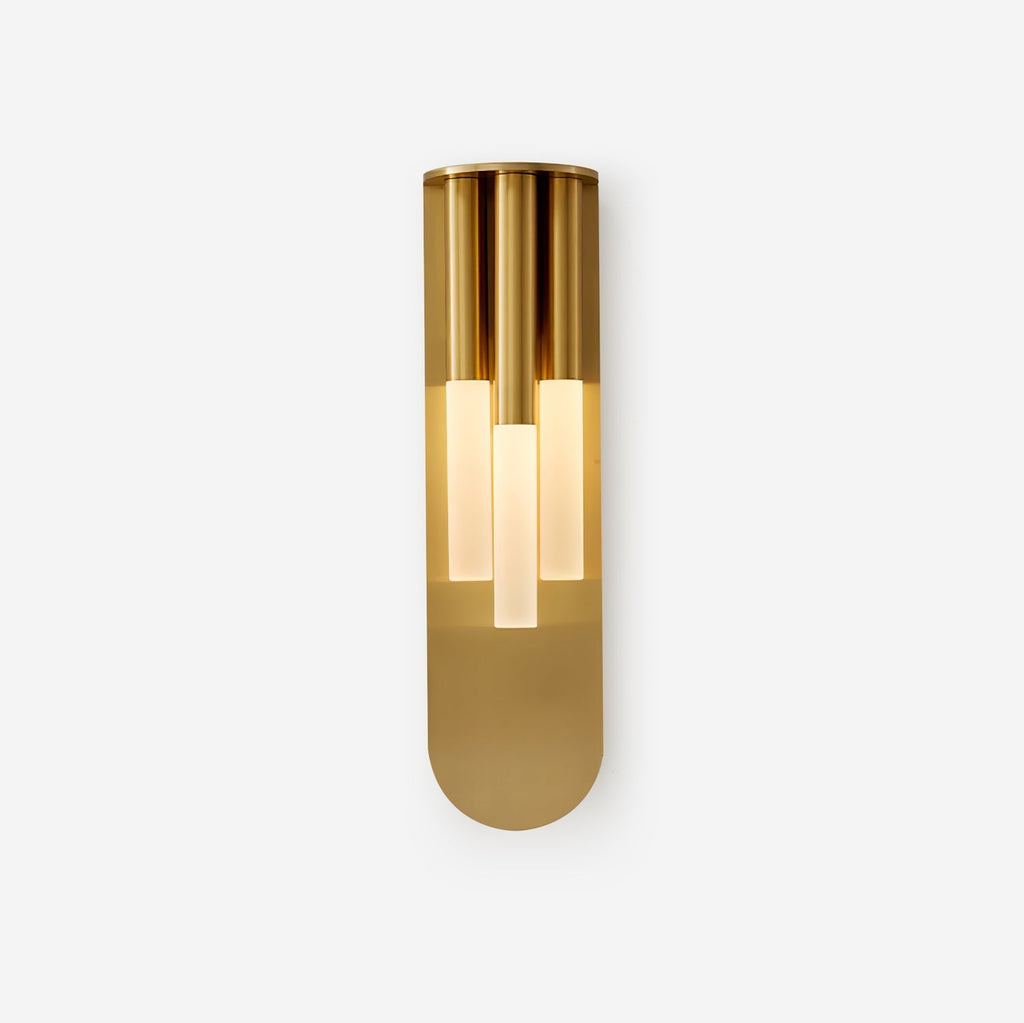 Rousseau Wall Light - ∅ 4.7″ x H 16.9″ Metal, Hardwired Wall Sconce