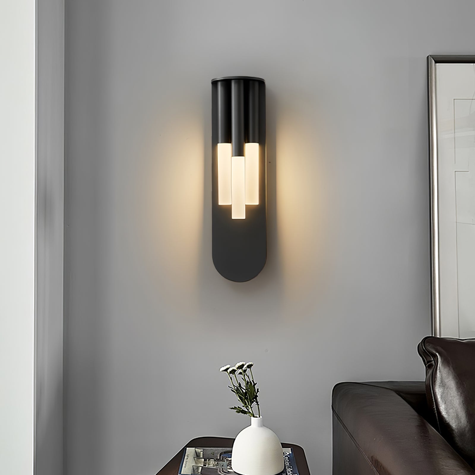 Rousseau Wall Light - ∅ 4.7″ x H 16.9″ Metal, Hardwired Wall Sconce, detail 9