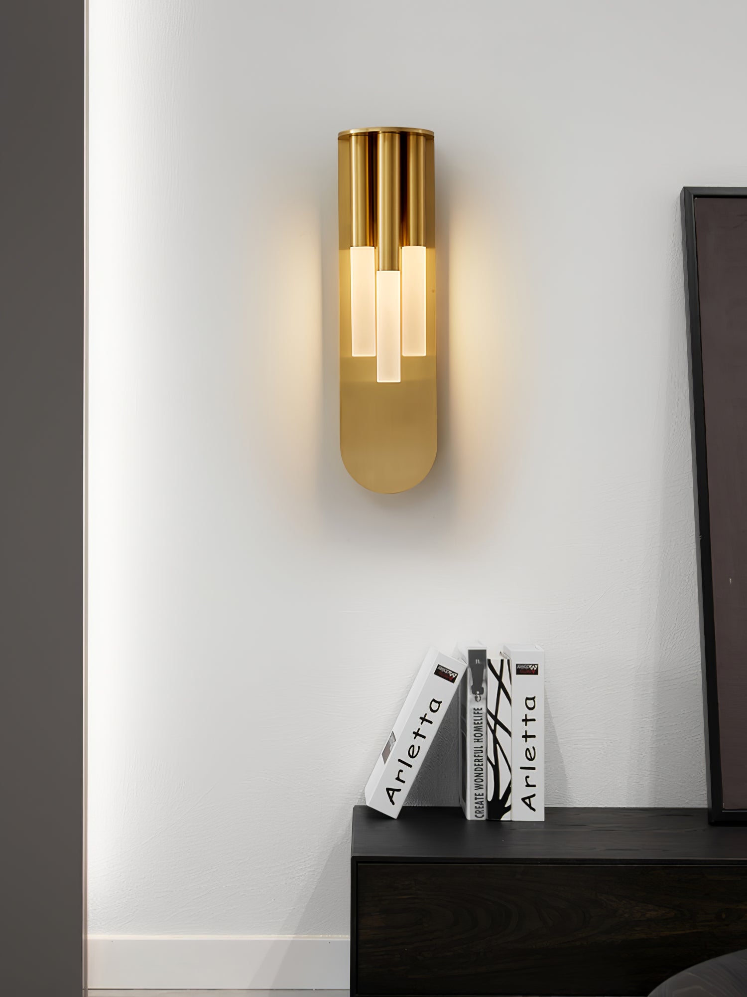 Rousseau Wall Light - ∅ 4.7″ x H 16.9″ Metal, Hardwired Wall Sconce, detail 11
