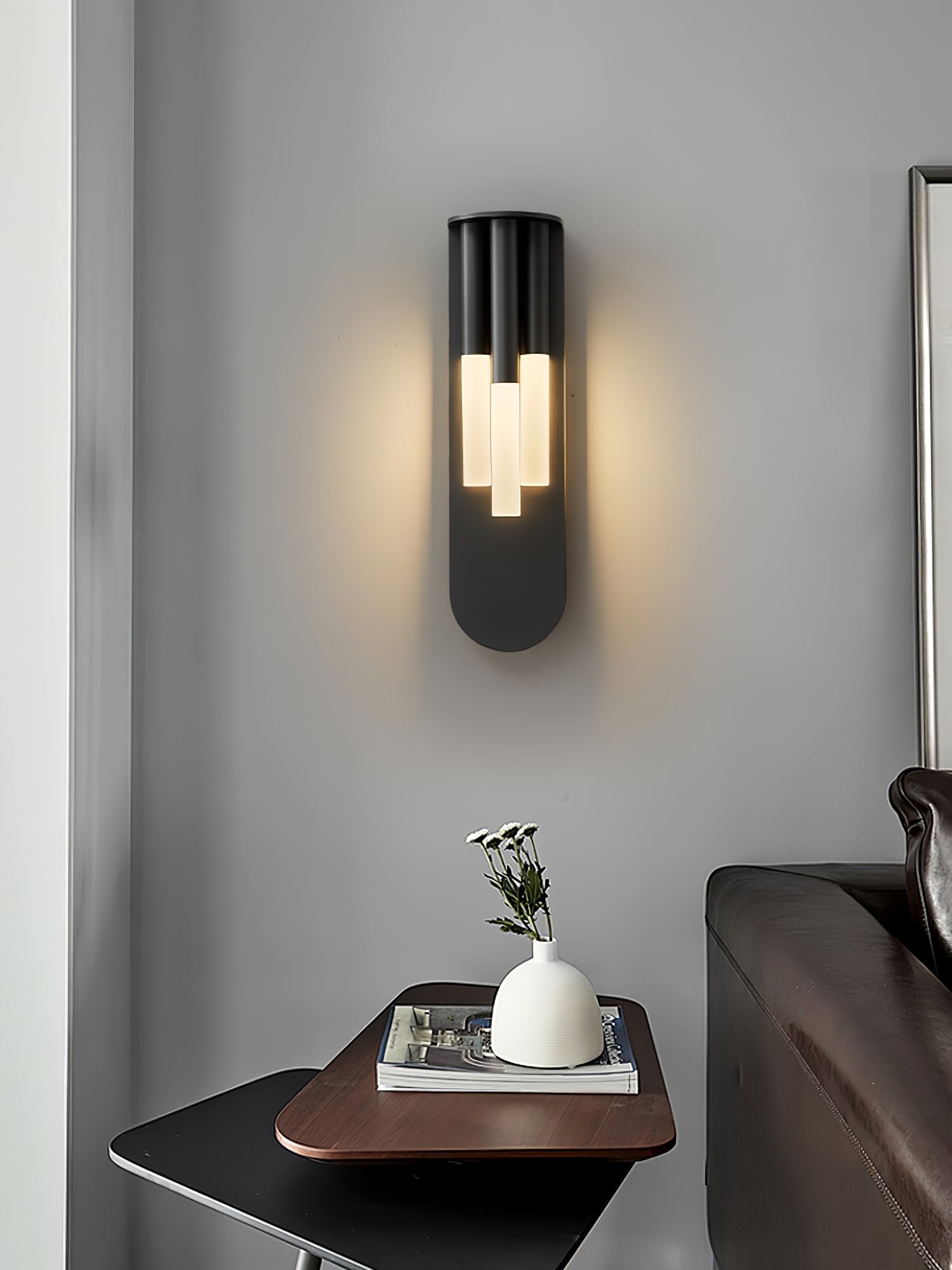 Rousseau Wall Light - ∅ 4.7″ x H 16.9″ Metal, Hardwired Wall Sconce, detail 18