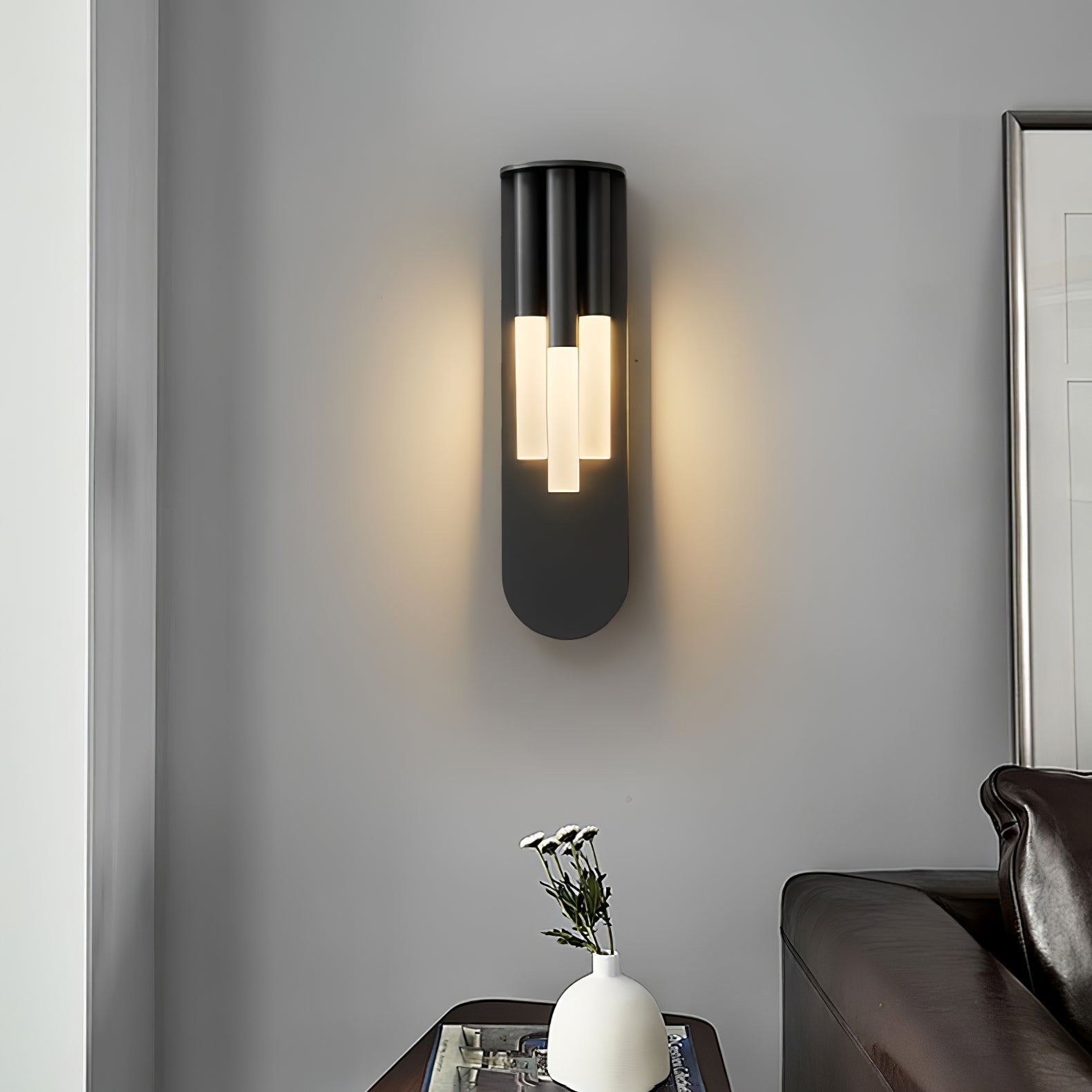 Rousseau Wall Light - ∅ 4.7″ x H 16.9″ Metal, Hardwired Wall Sconce, detail 19