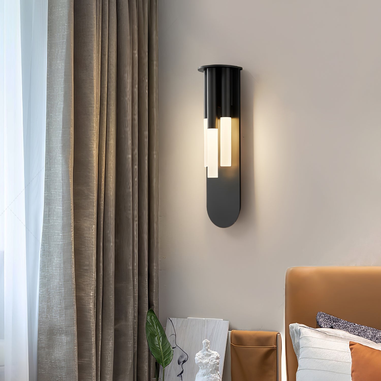 Rousseau Wall Light - ∅ 4.7″ x H 16.9″ Metal, Hardwired Wall Sconce, detail 20