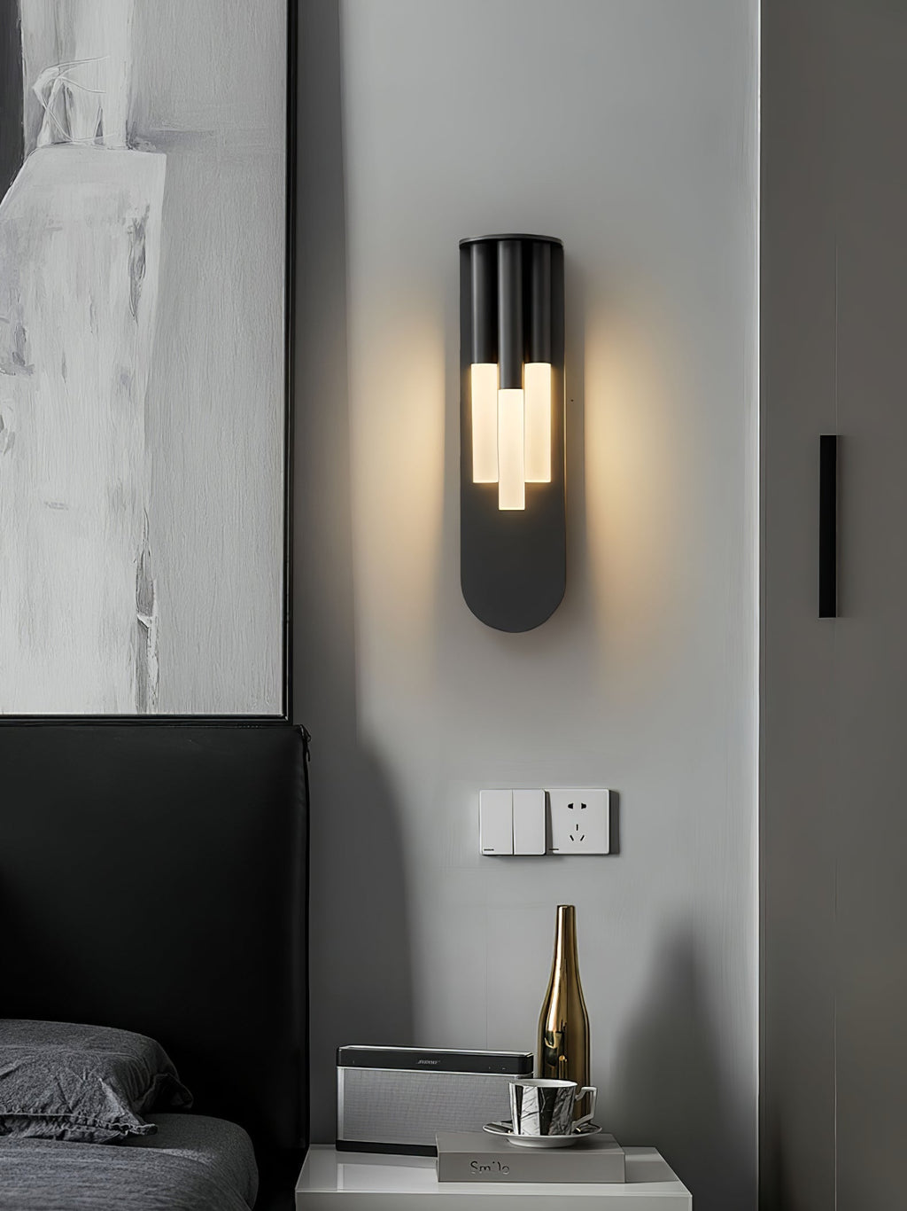 Rousseau Wall Light - ∅ 4.7″ x H 16.9″ Metal, Hardwired Wall Sconce, detail 21