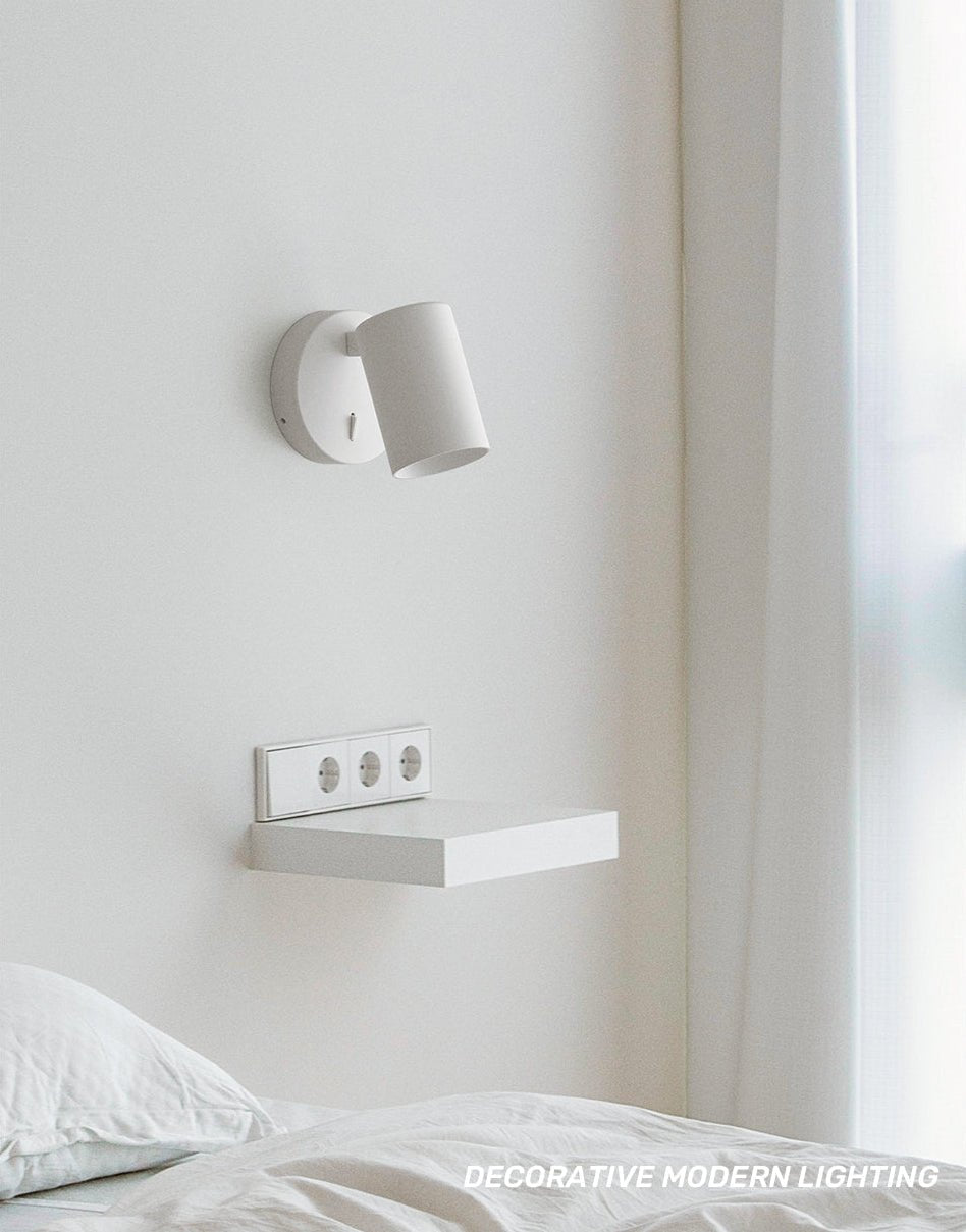 Metal Rowen Wall Spotlight, Plug-In Wall Sconce, detail 3