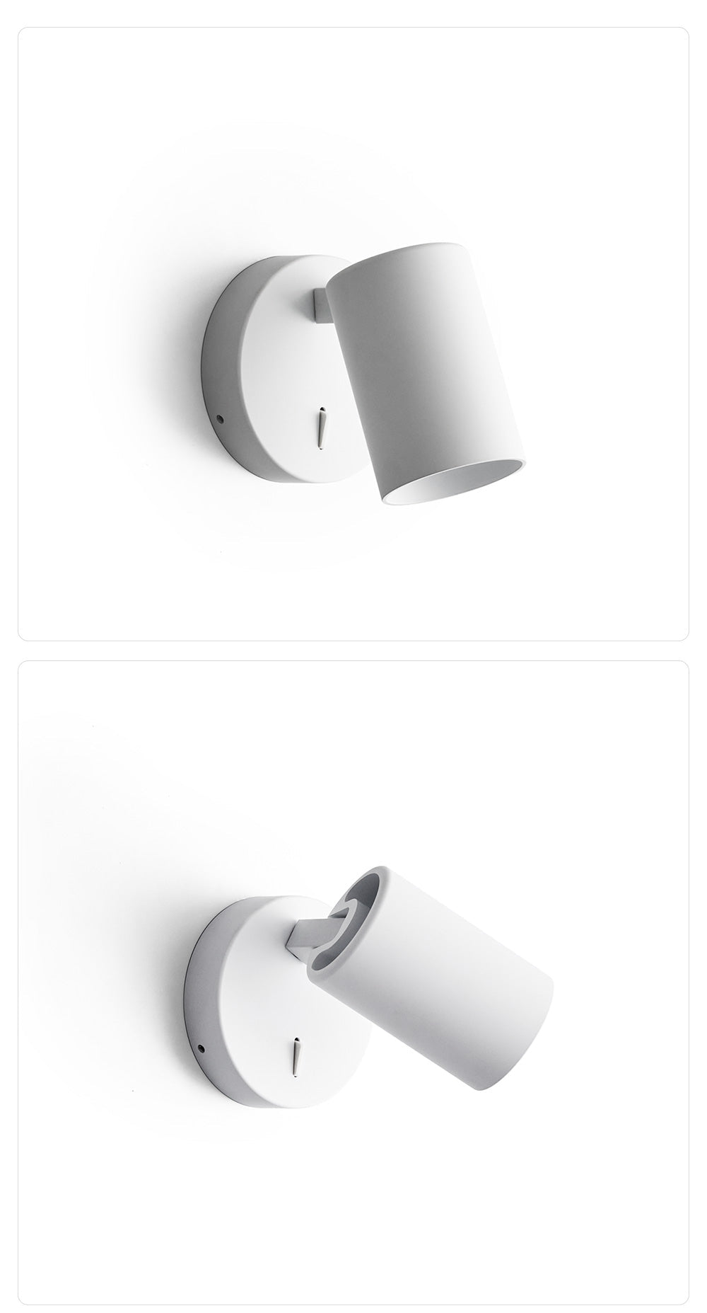 Metal Rowen Wall Spotlight, Plug-In Wall Sconce, detail 9