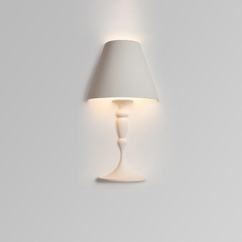 Plaster Picture Wall Light, Hardwired Wall Sconce, detail 5