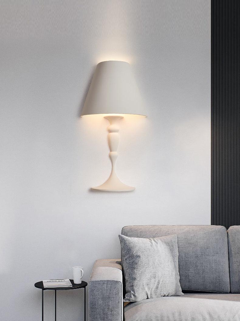 Plaster Picture Wall Light, Hardwired Wall Sconce, detail 7