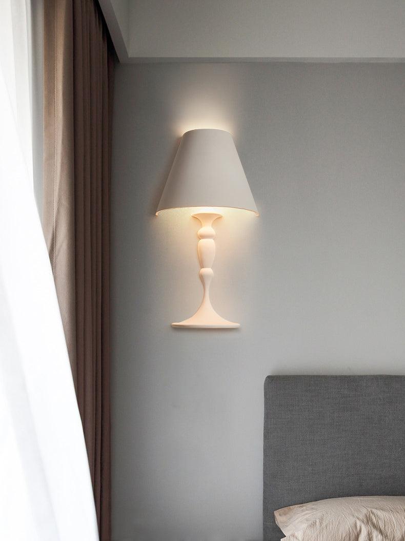 Plaster Picture Wall Light, Hardwired Wall Sconce, detail 8