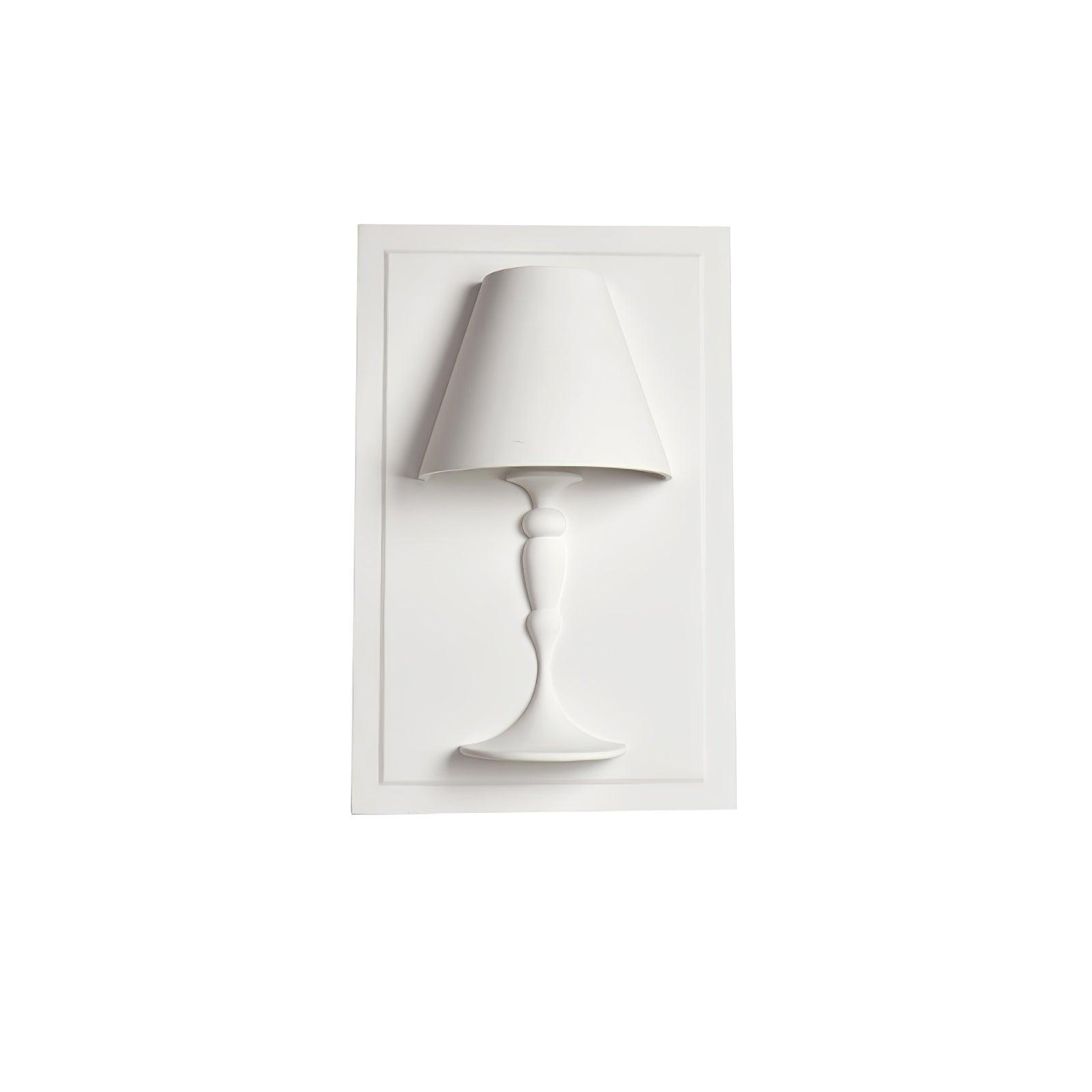 Plaster Picture Wall Light, Hardwired Wall Sconce, Aluminum, Dia 39.5cm x H 65.5cm