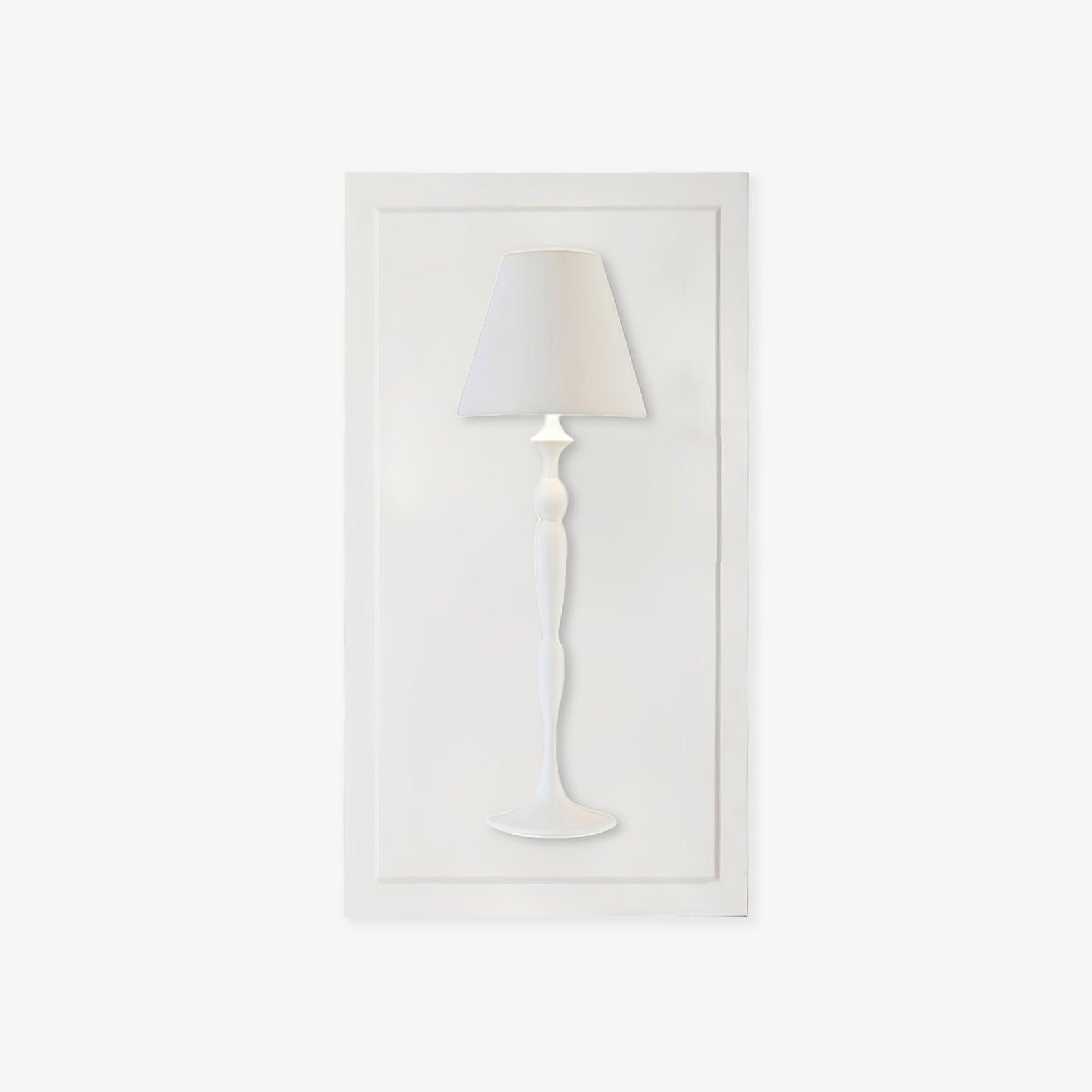 Plaster Picture Wall Light, Hardwired Wall Sconce, detail 2