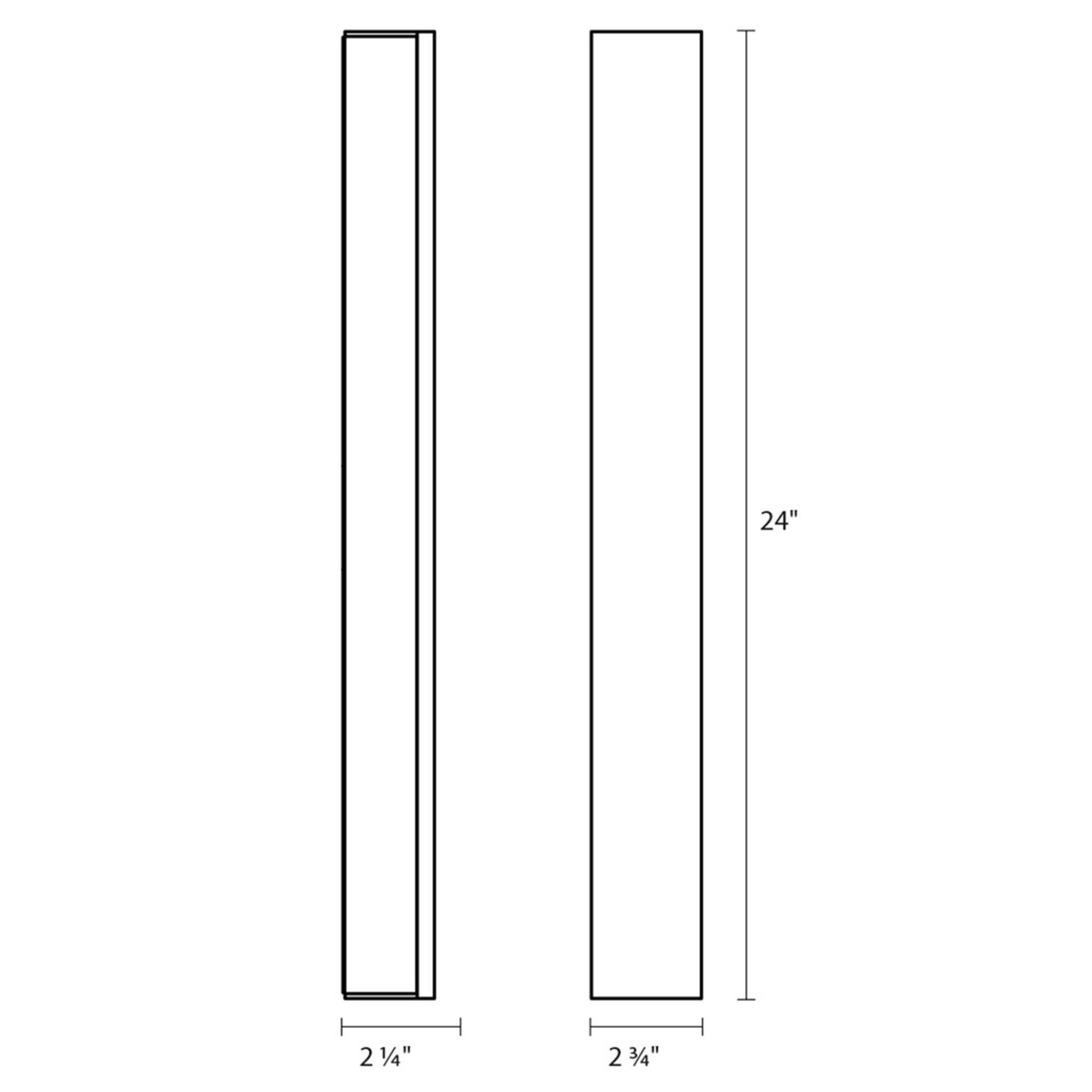 Solid Glass Bar 24 Inch Led Bath Vanity Fixture, Bathroom Vanity Light, detail 5