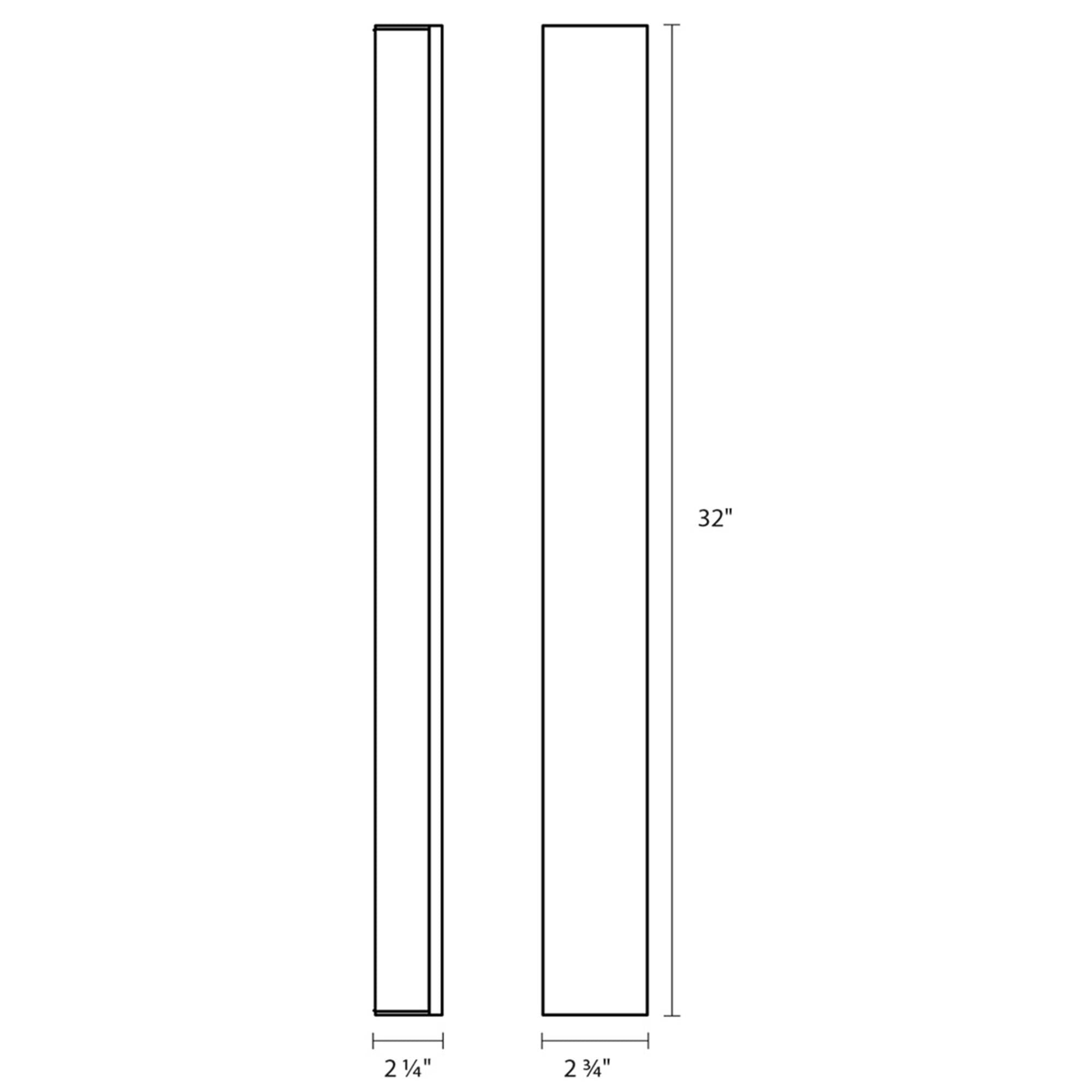 Solid Glass Bar 32 Inch Led Bath Vanity Fixture, Bathroom Vanity Light, detail 2