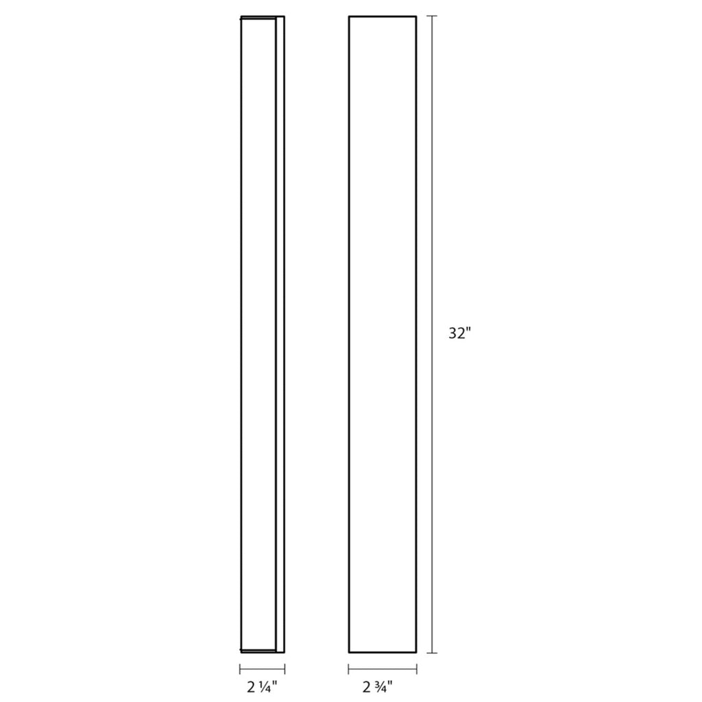 Solid Glass Bar 32 Inch Led Bath Vanity Fixture, Bathroom Vanity Light, detail 5