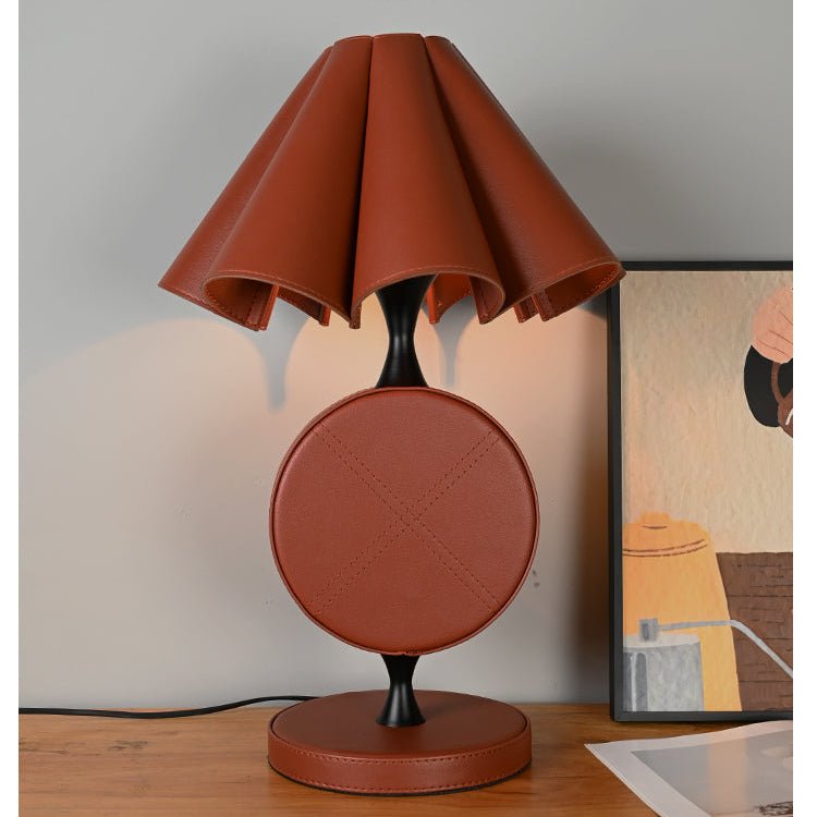 Saddle Stitch Table Light, Bedside Table Lamp, detail 14