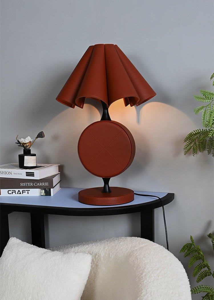 Saddle Stitch Table Light, Bedside Table Lamp, detail 12