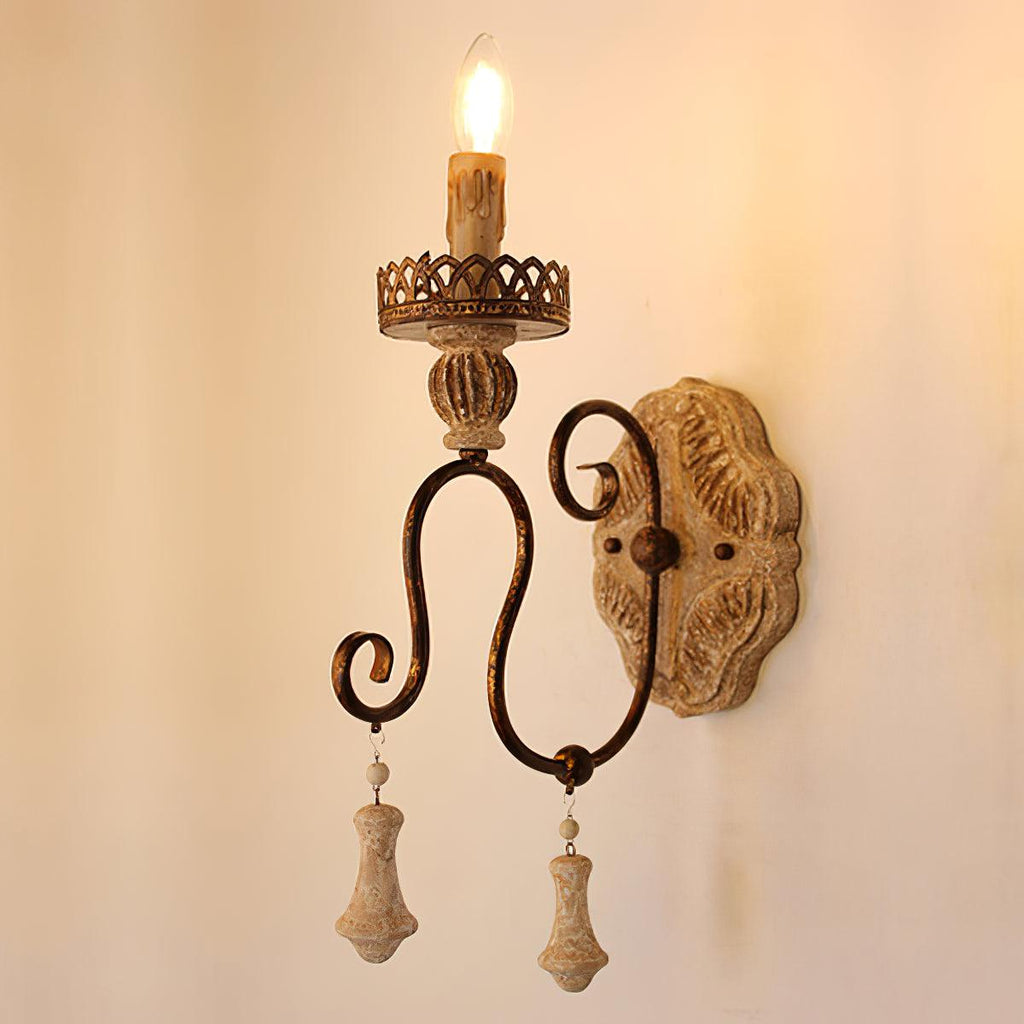 Santa Trinita Wall Light, Bedroom Wall Sconce, detail 4