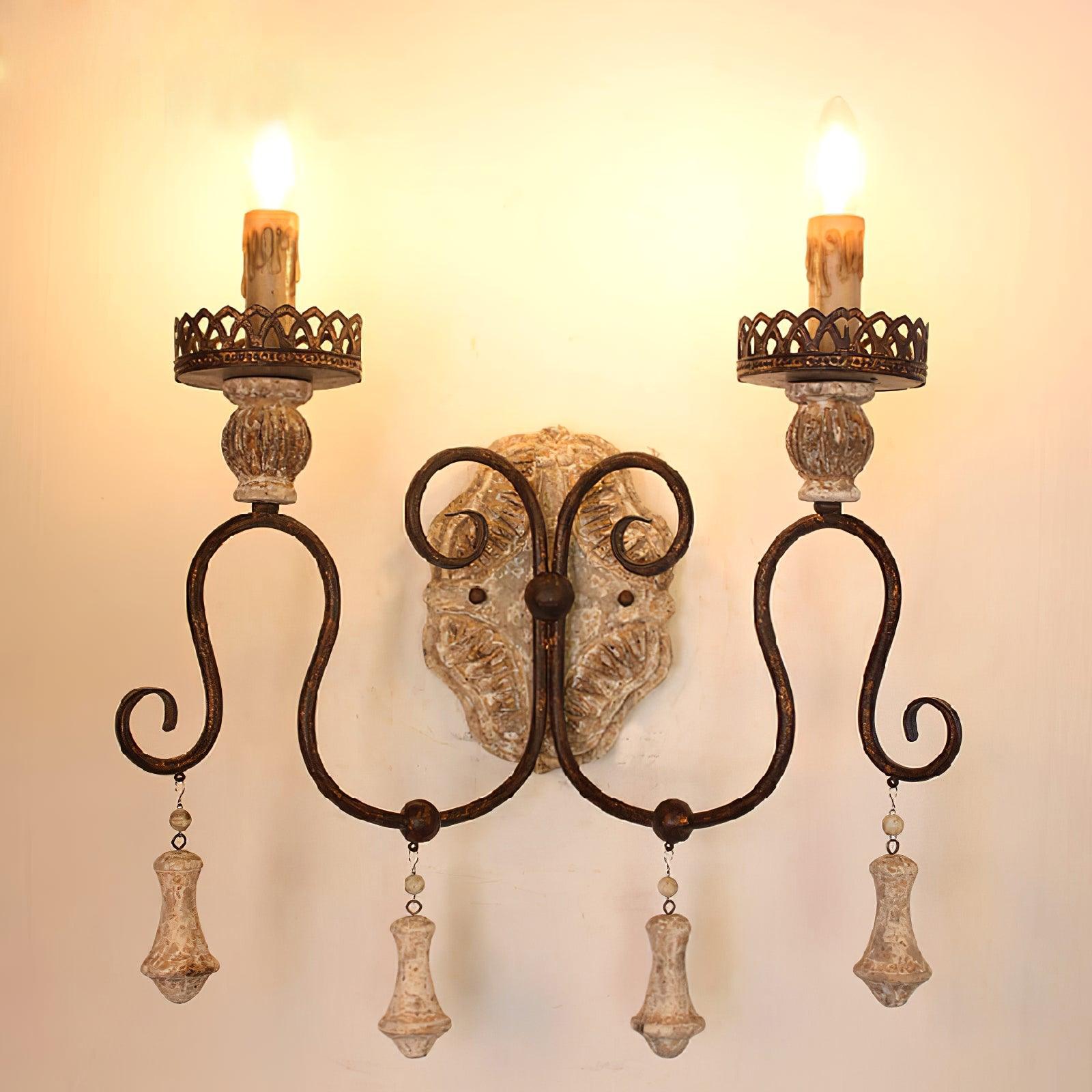 Santa Trinita Wall Light, Bedroom Wall Sconce, detail 3