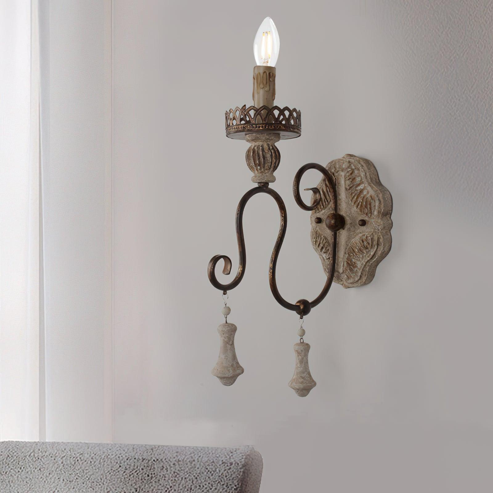 Santa Trinita Wall Light, Bedroom Wall Sconce, detail 5