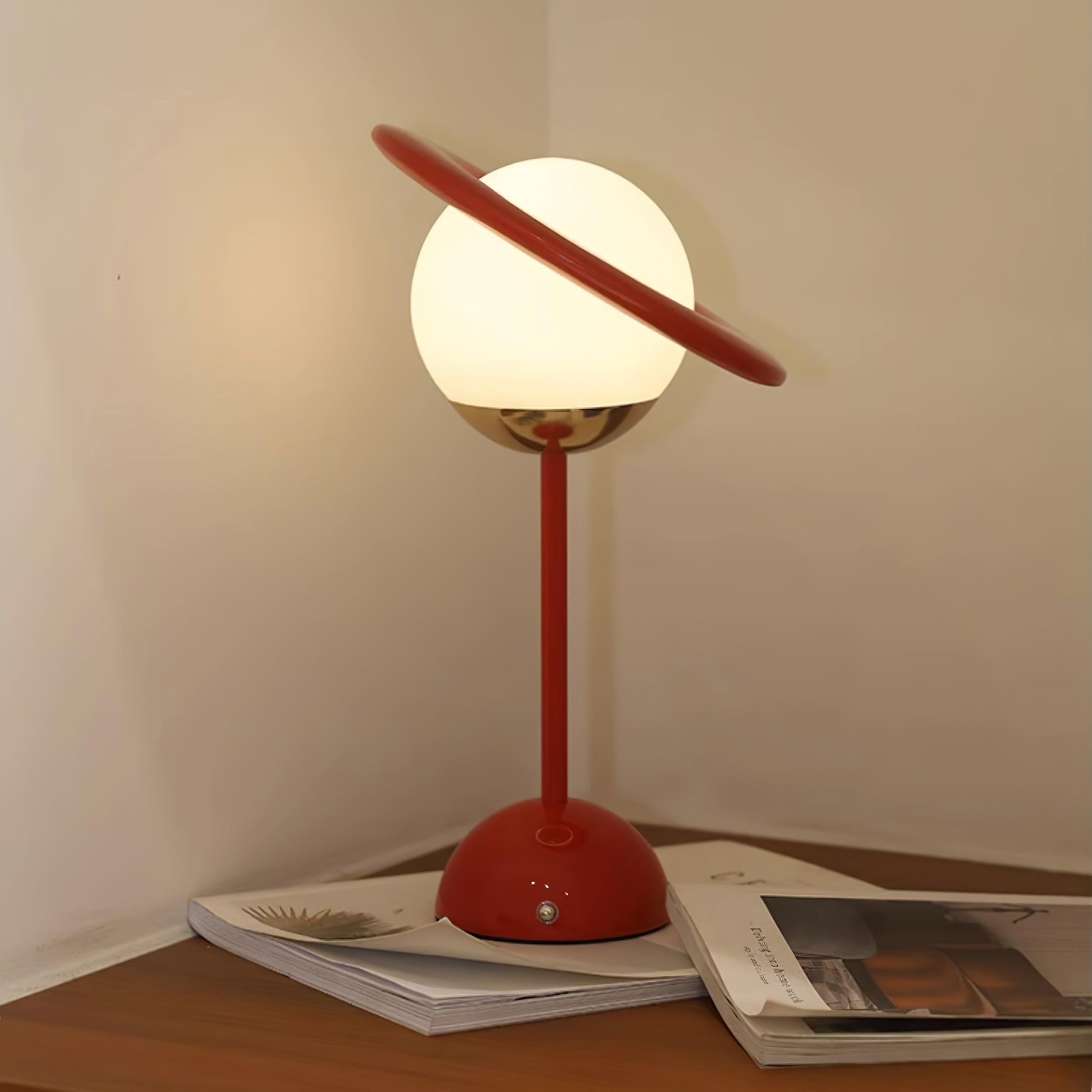 Saturn Planet Table Light, Bedside Table Lamp, detail 2