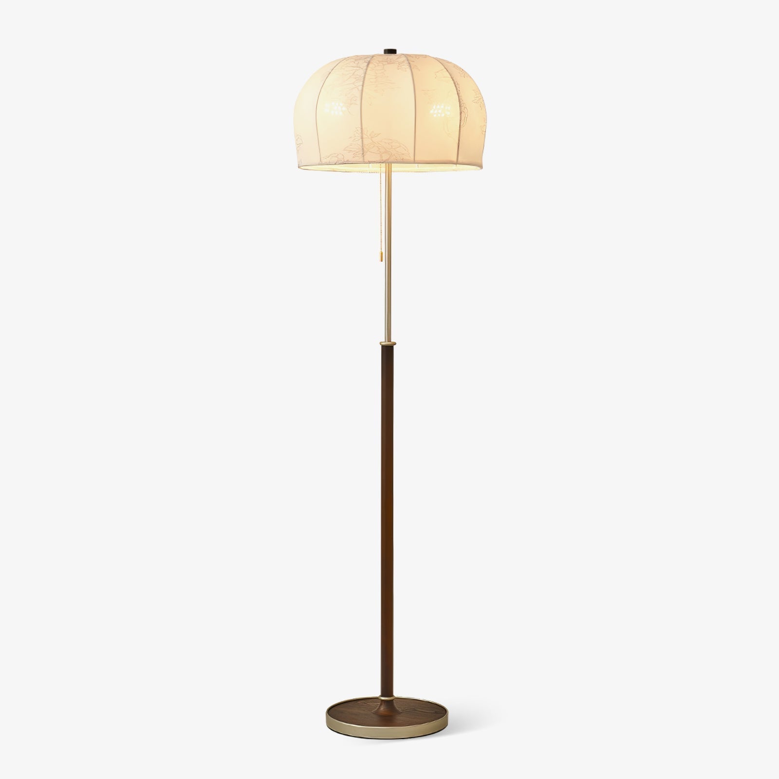 Scandicci Floor Light, Floor Lamp, Fabric, Dia 45cm x H 140cm
